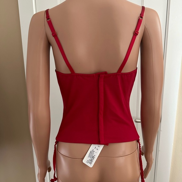 Lise Charmel French Lingerie Charm Eros Love Rubis Red Corset w/underwire Bra - Picture 4 of 4